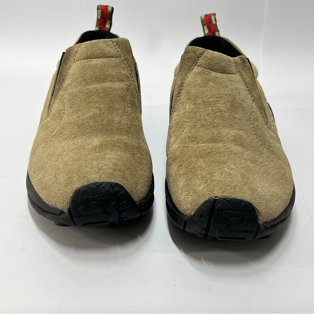 MERRELL men’s Size 6 1/2 Slip On Jungle Moc Tan - Picture 4 of 9